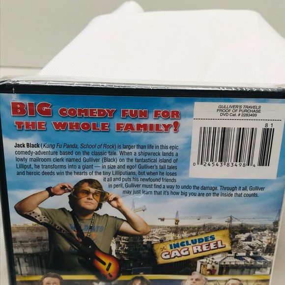 Gulliver's Travels DVD 2010 Jack Black New In Package - Picture 7 of 8